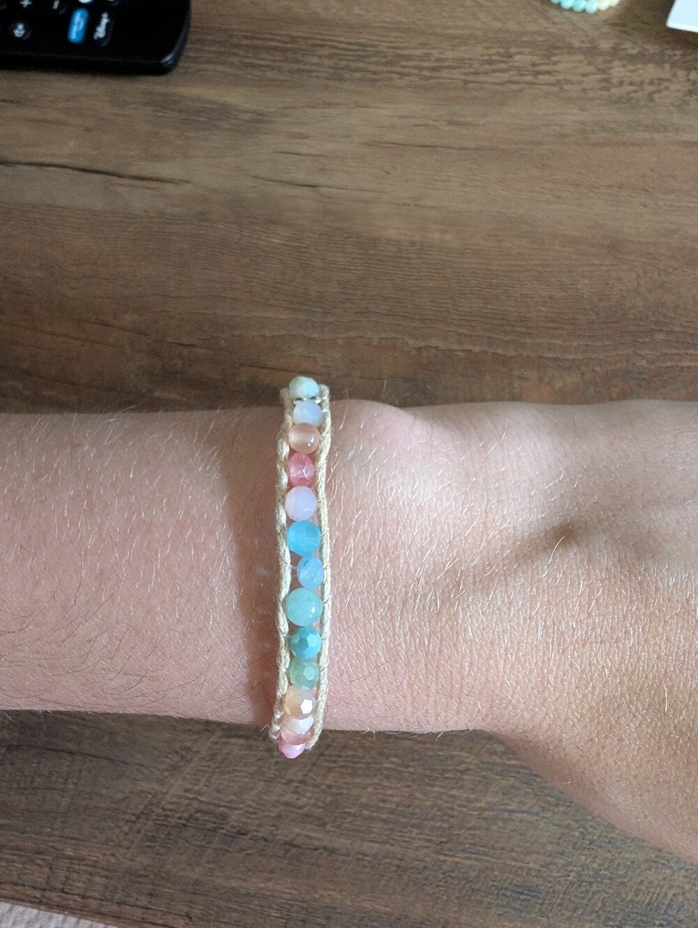 NWOT Lotus And Luna Coconut Crush Healing Stone Bracelet